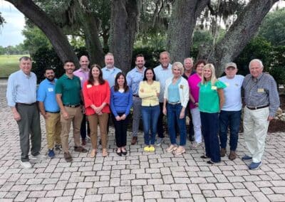 Rotary Club of College Park members at Christmas